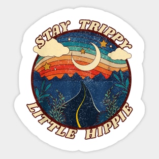 Stay Trippy Little Hippie Sticker